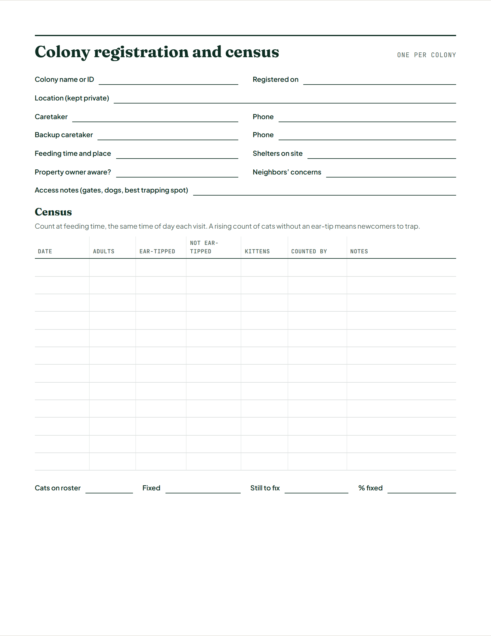 Page 4 of Rescue & TNR Group Toolkit